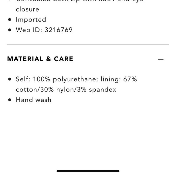 COPY - BCBGMAXAZRIA FUAX LEATHER MINI SKIRT SIZE … - Picture 6 of 6